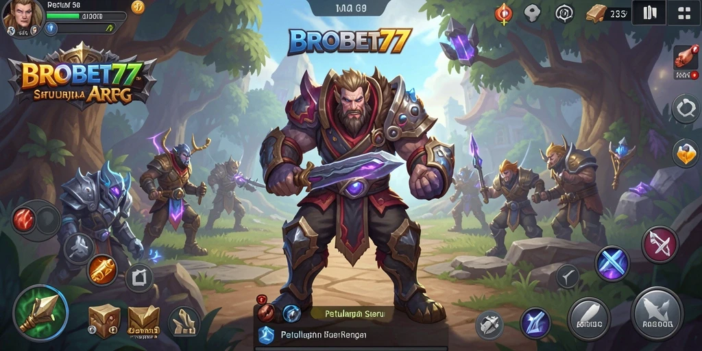 Tangkapan layar gameplay yang menarik dari BROBET77 dengan aksi ARPG.