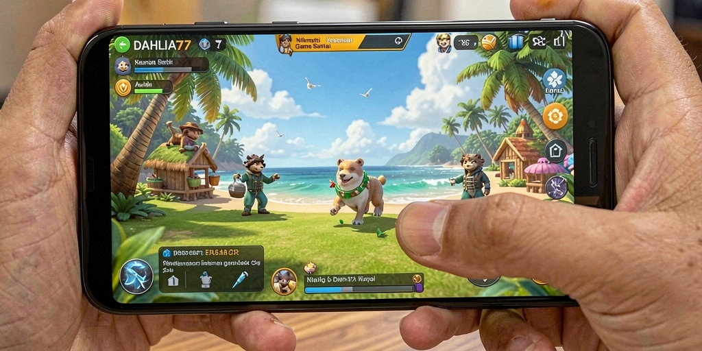 Tangkapan layar dari gameplay DAHLIA77 yang menarik dan menyenangkan.