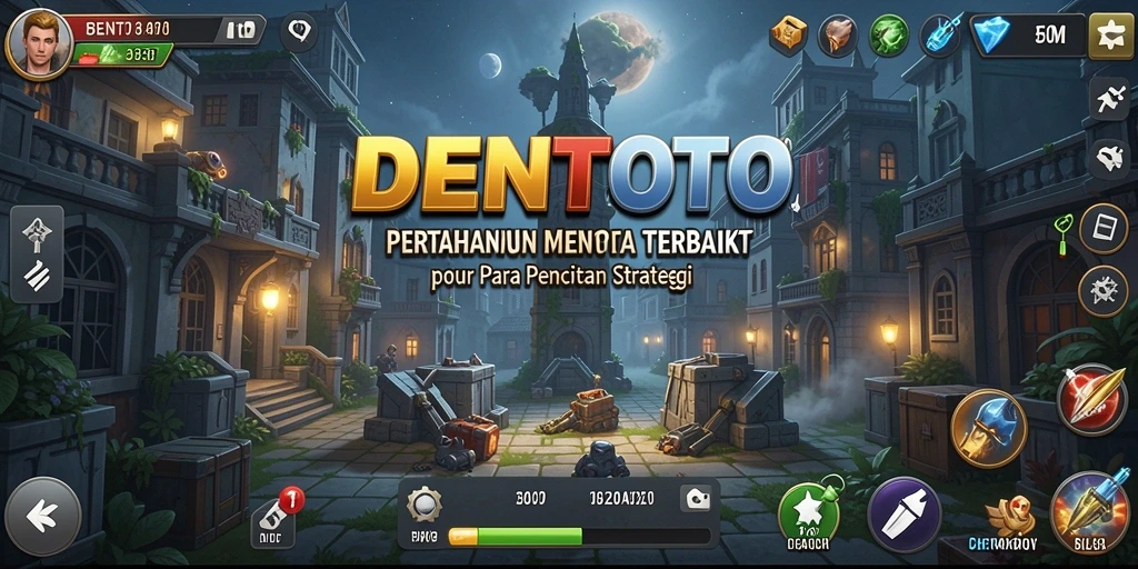 Tampilan menara dan aksi pertempuran dalam DENTOTO.
