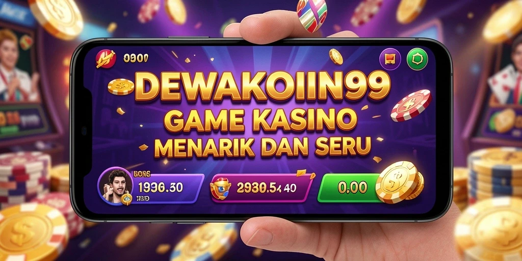 Gameplay seru di DEWAKOIN99 dengan banyak pilihan permainan Kasino.