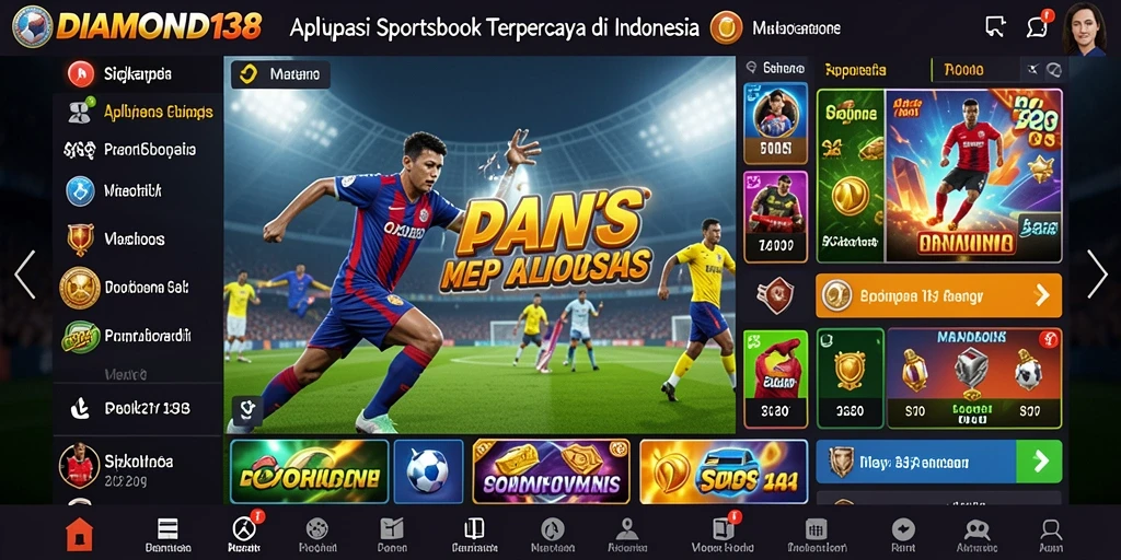 Screenshot gameplay menunjukkan pengalaman taruhan Sportsbook yang mengasyikkan.