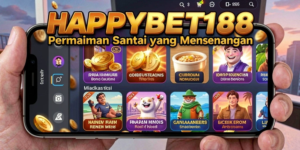 Tampilan gameplay Santai dan penuh kesenangan di HAPPYBET188.