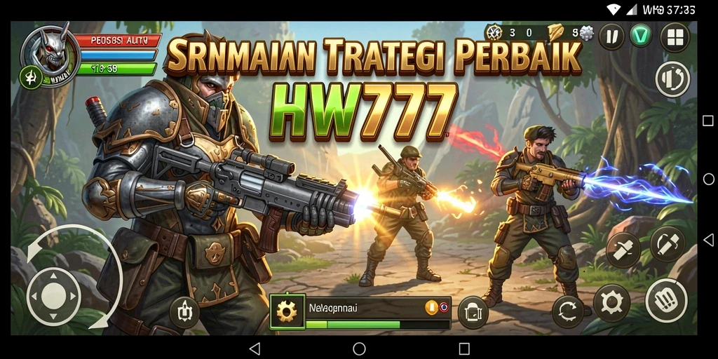 Tangkapan layar menunjukkan aksi seru gameplay HW777 yang mendebarkan.