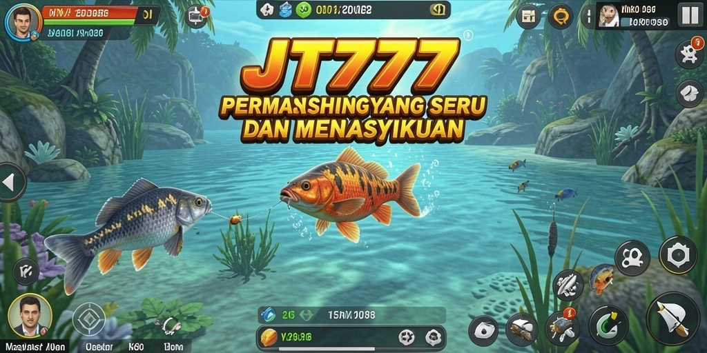 Tampilan screenshot JT777 menunjukkan aksi memancing yang mengasyikkan.