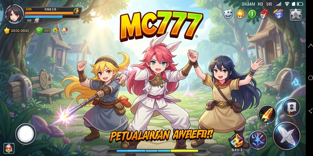 Tampilan gameplay Anime yang menawan dan penuh aksi.