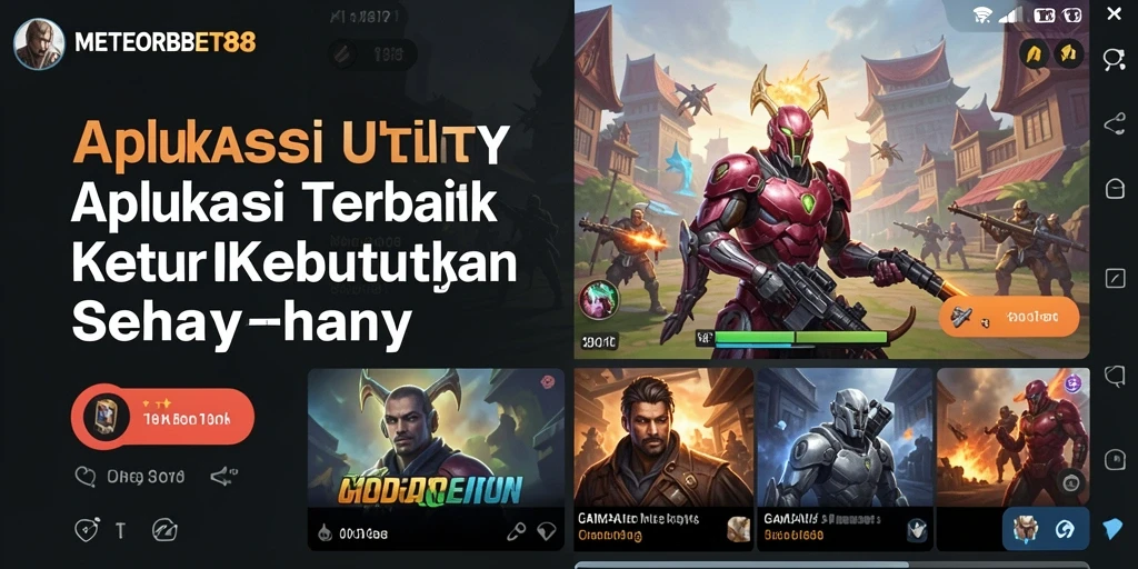 Tampilan antarmuka METEORBET88 yang user-friendly dan menarik.