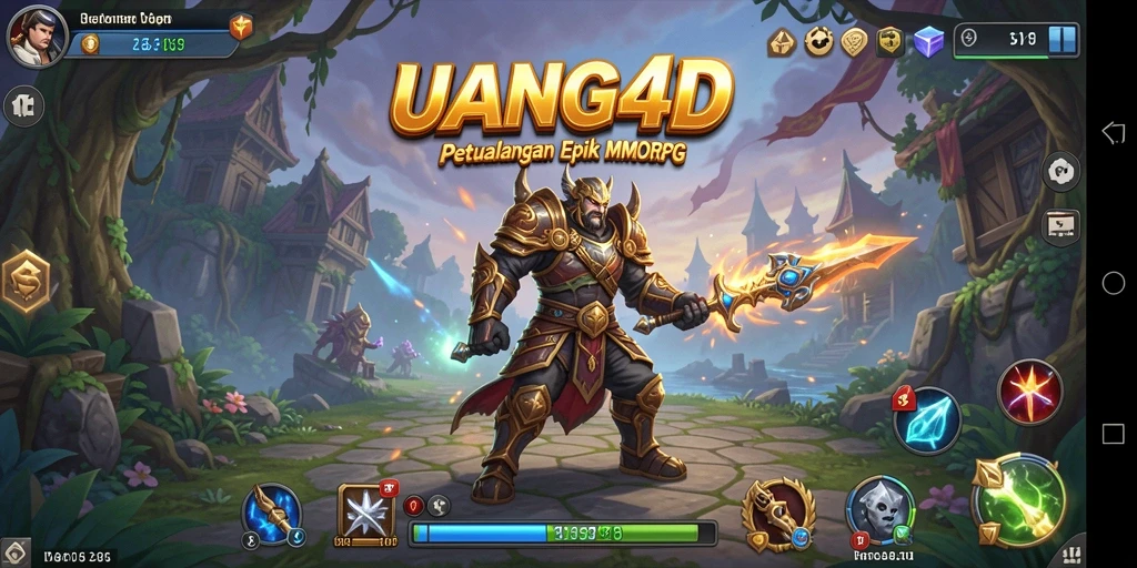 Screenshot gameplay UANG4D menampilkan aksi petualangan seru.